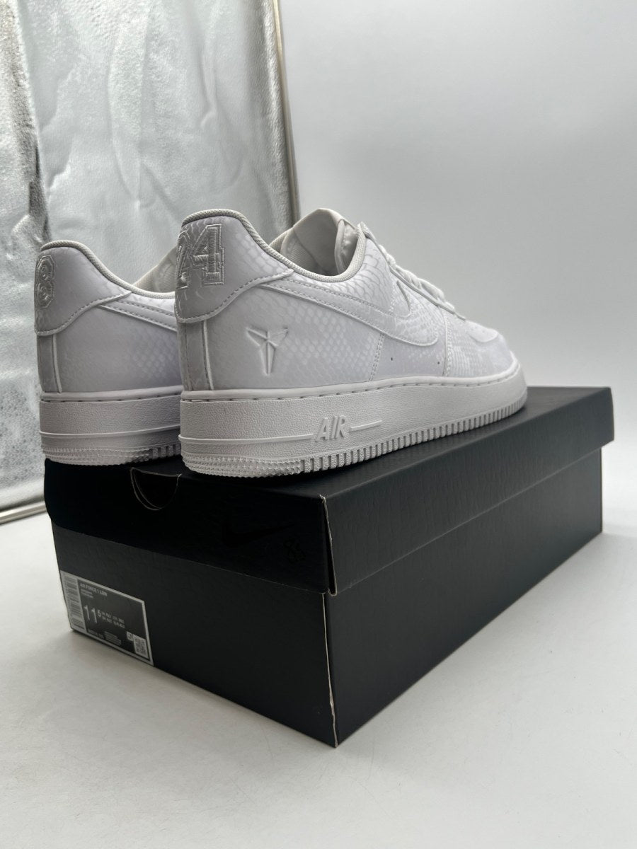 Nike Air Force 1 Low Kobe Bryant Forever White 11.5 (Lightly Worn Pre-Owned)NikeWhite/White - Image 4