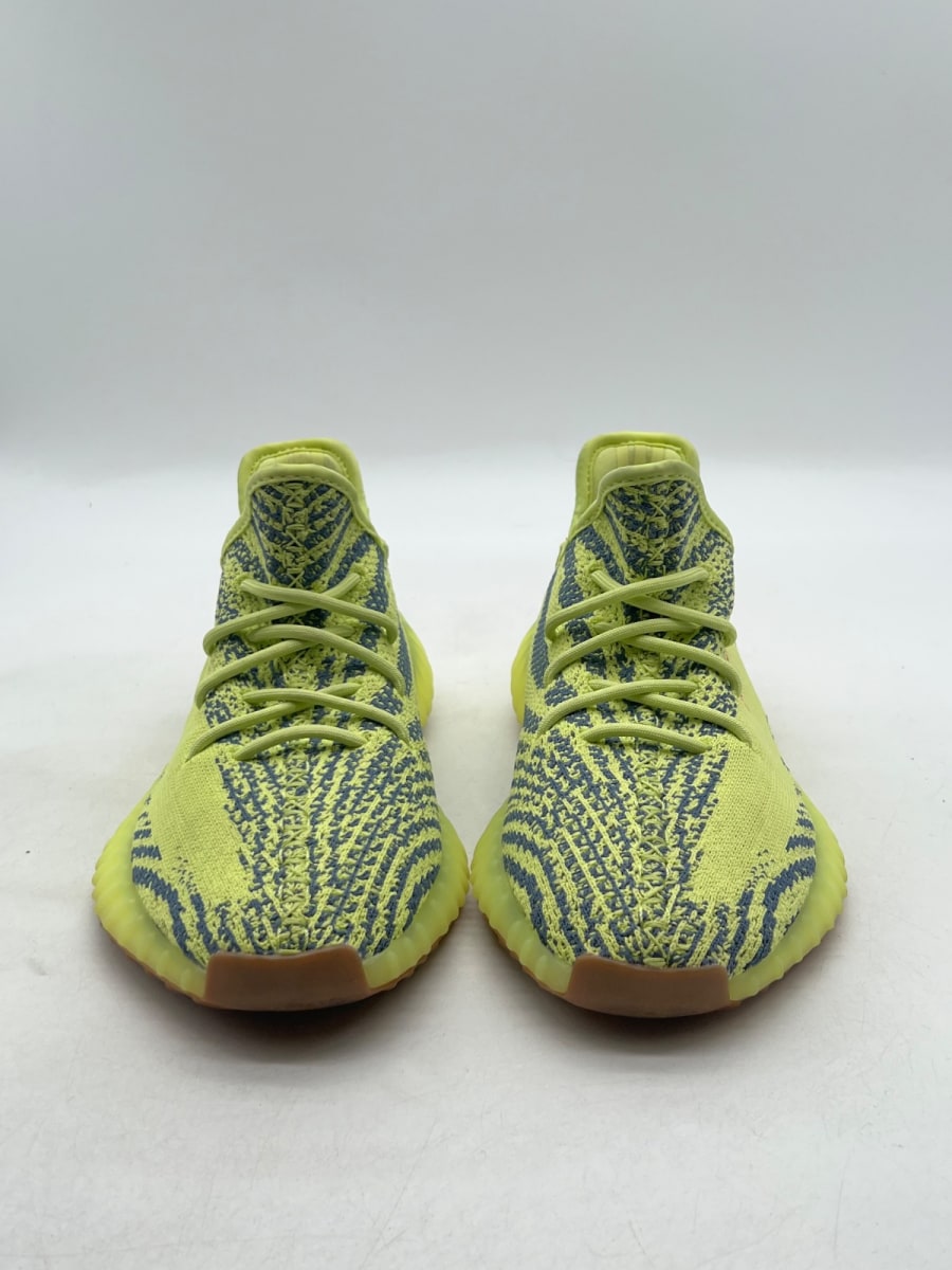 adidas Yeezy Boost 350 V2 Semi Frozen Yellow 8.5 (Lightly Worn Pre-Owned) - Image 2