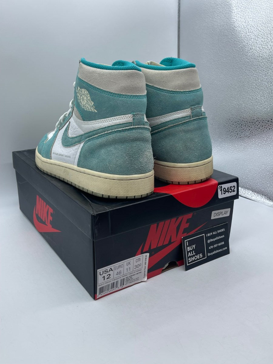 Jordan 1 Retro High Turbo Green 12 (Moderately Worn Pre-Owned) - Image 4