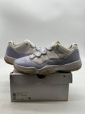 Jordan 11 Retro Low Pure Violet (Women's) 12W (Moderately Worn Pre-Owned)JordanWhite/Pure Violet-White - Image 1