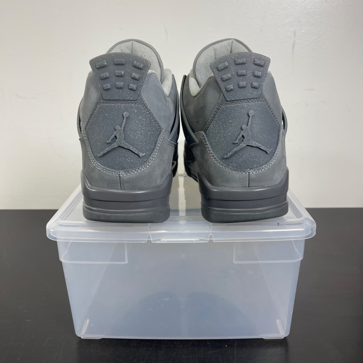 Jordan 4 Retro SE Paris Olympics Wet Cement 9 (Moderately Worn Pre-Owned)JordanSmoke Grey/Iron Grey/Cement Grey/Particle Grey - Image 4