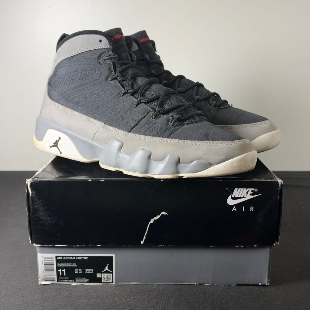Jordan 9 Retro Particle Grey (Size 11) - aux