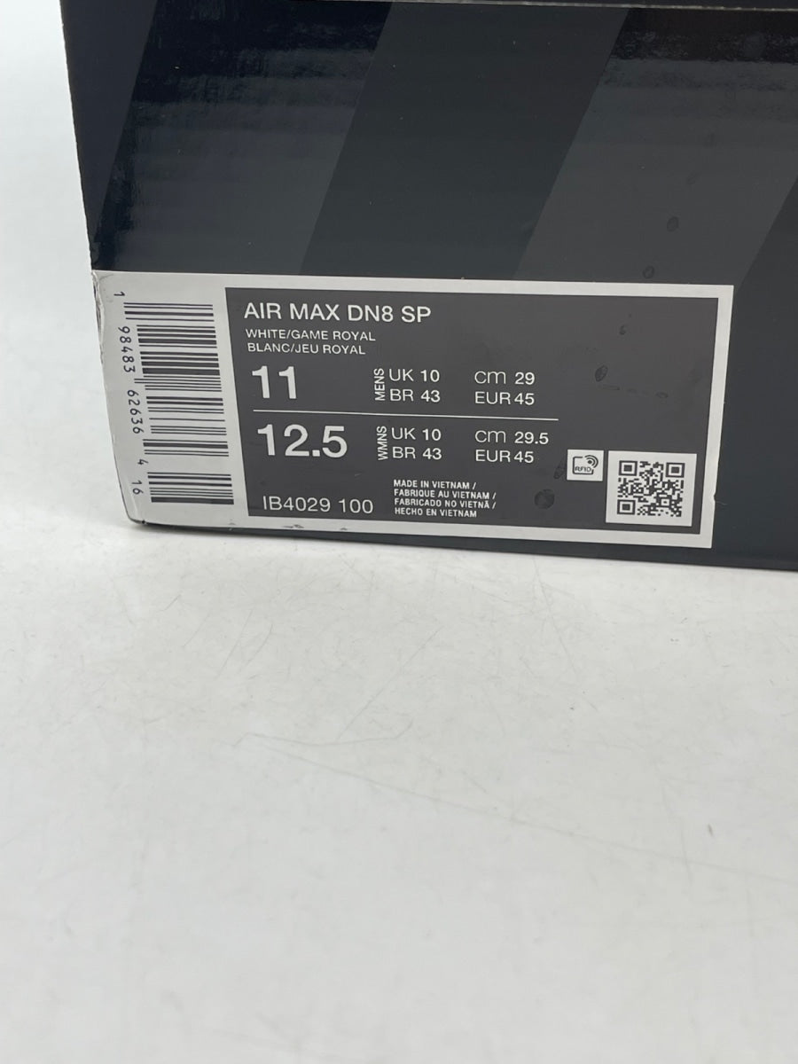 Nike Air Max Dn8 Patta White Metallic Silver 11 (Moderately Worn Pre-Owned)NikeWhite/Metallic Silver/Black/Game Royal - Image 9