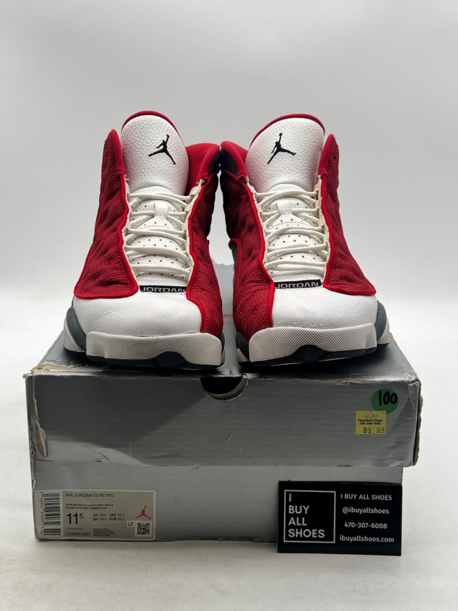 Jordan 13 Retro Gym Red Flint Grey 11.5 (Heavily Worn Pre-Owned) - Image 2