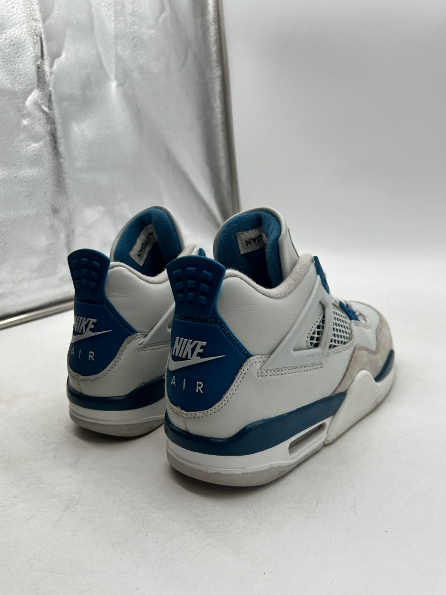 Jordan 4 Retro Military Blue (2024) (GS) 6Y (Moderately Worn Pre-Owned) - Image 3