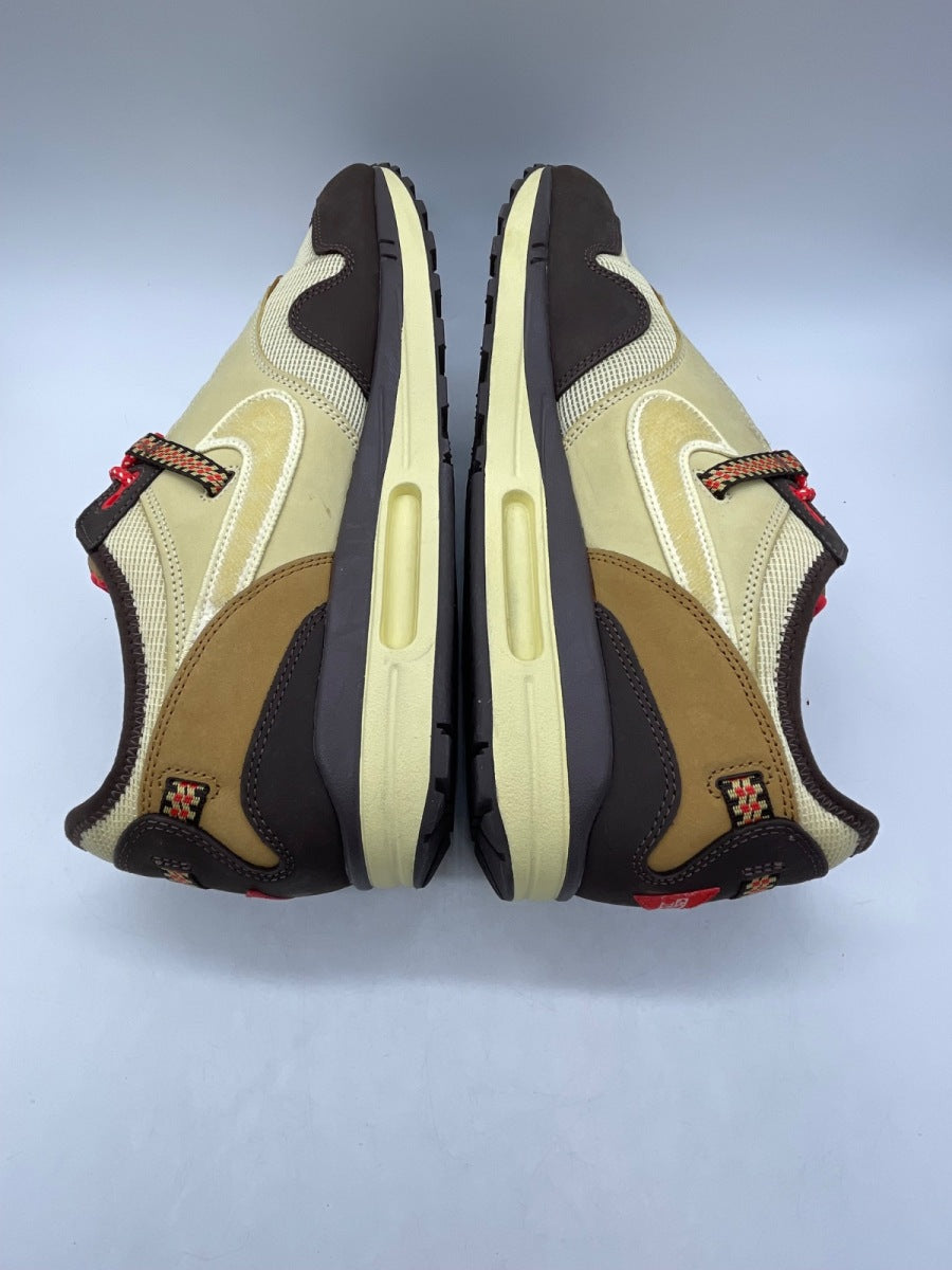 Nike Air Max 1 Travis Scott Cactus Jack Baroque Brown 14 (Moderately Worn Pre-Owned)NikeBaroque Brown/Lemon Drop-Wheat-Chile Red - Image 6
