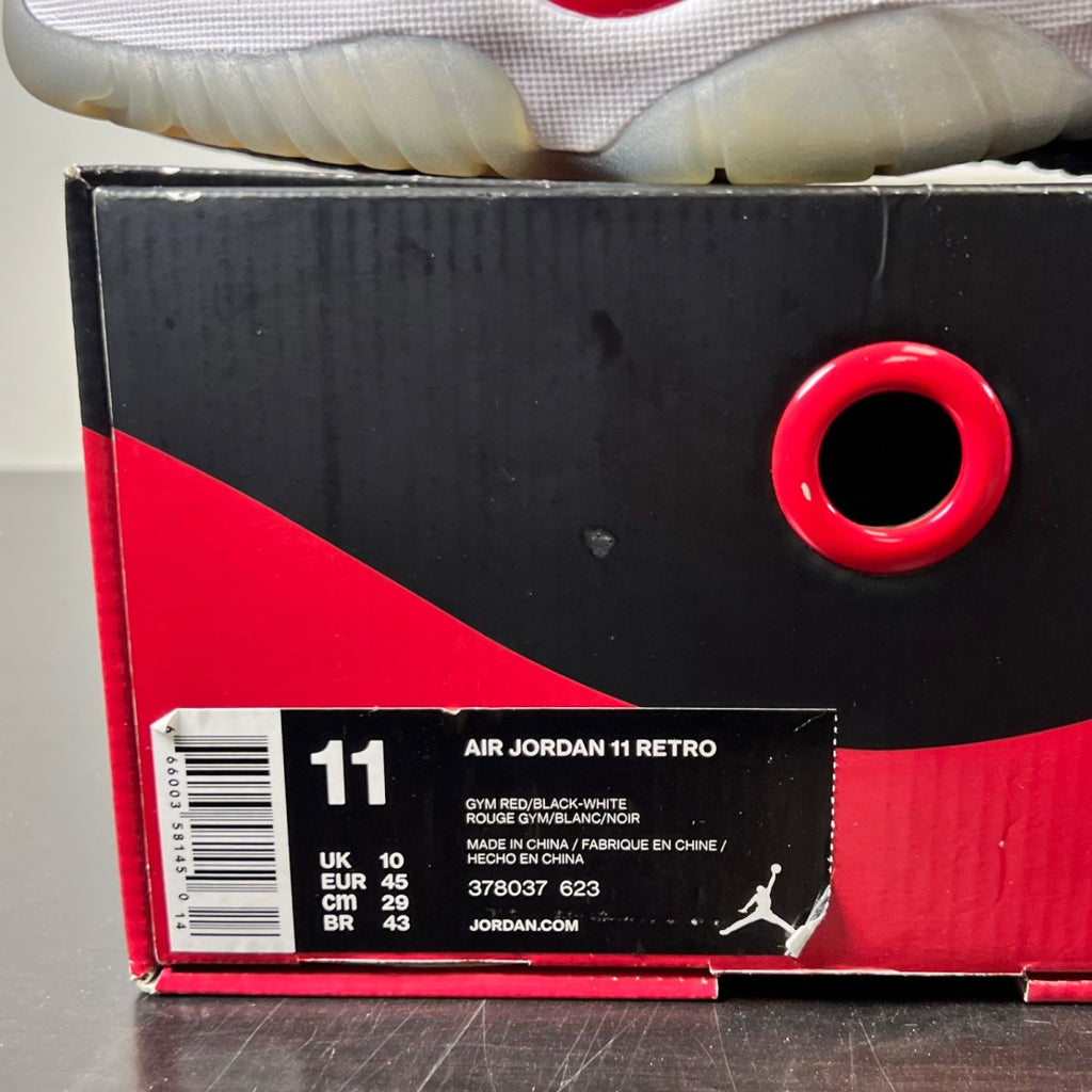Jordan 11 Retro Win Like 96 11 (Lightly Worn Pre-Owned)JordanGym Red/Black-White - Image 4