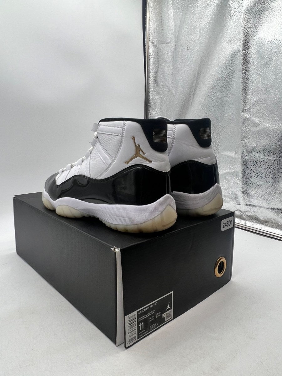 Jordan 11 Retro DMP Gratitude (2023) 11.5 (Lightly Worn Pre-Owned)JordanBlack/White/Metallic Gold - Image 5