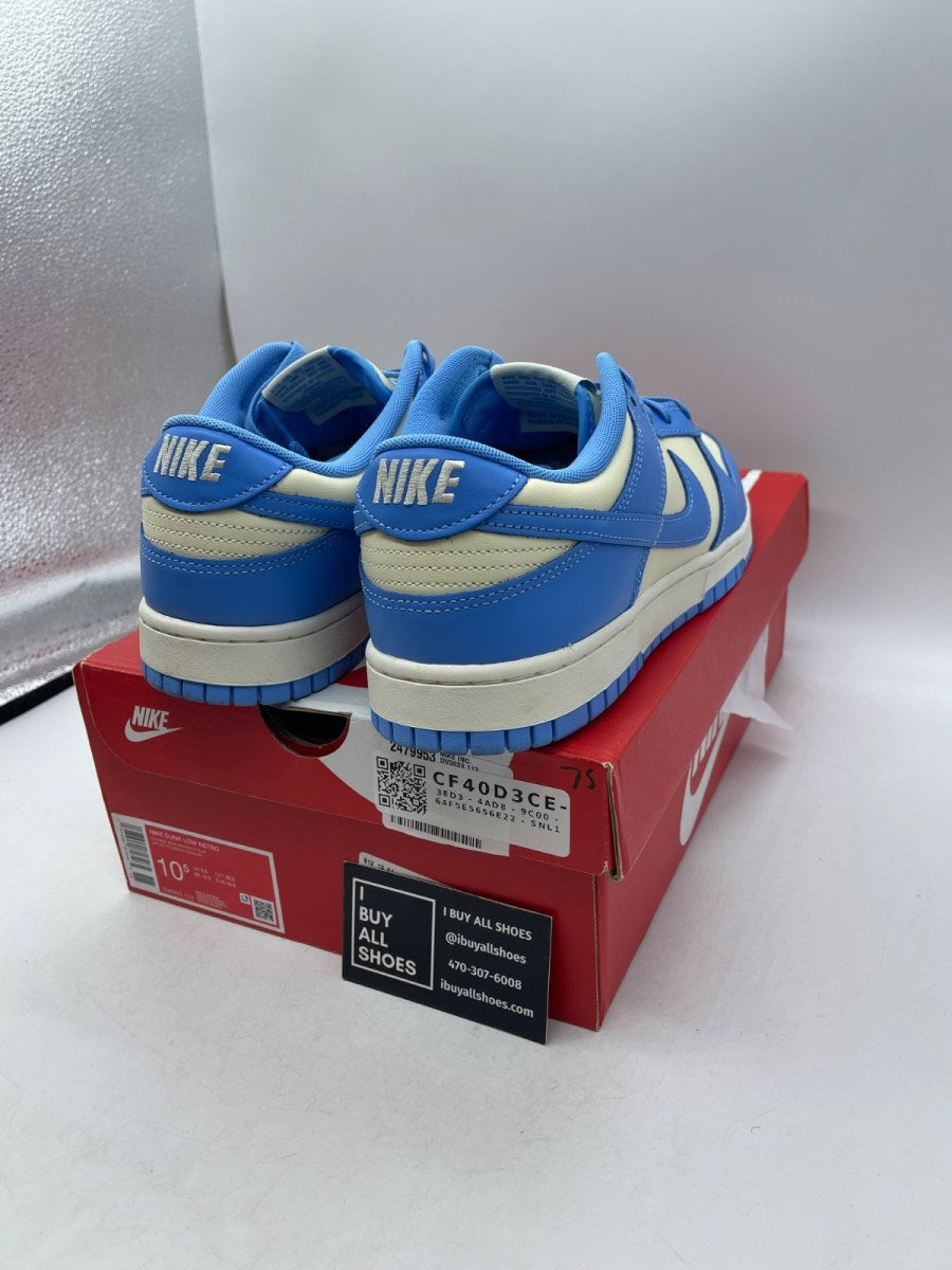 Nike Dunk Low Retro University Blue 10.5 (Moderately Worn Pre-Owned) - Image 5