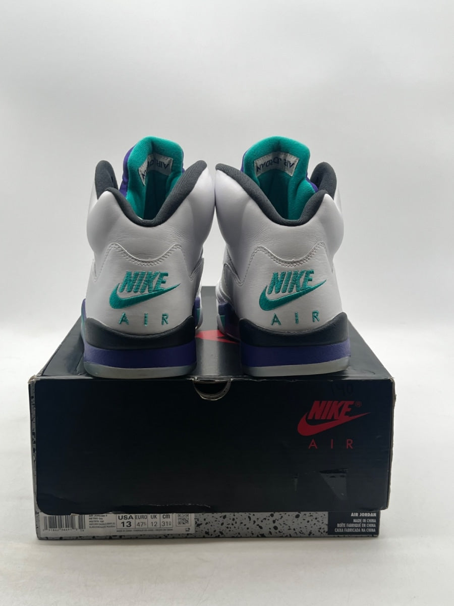 Jordan 5 Retro Grape (2025) 13 (Moderately Worn Pre-Owned) - Image 5