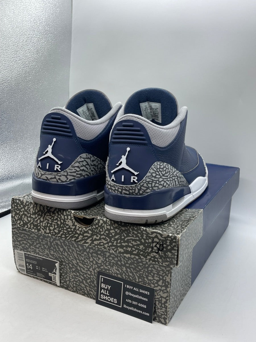 Jordan 3 Retro Georgetown (2021) 14 (Moderately Worn Pre-Owned) - Image 5