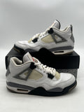Jordan 4 Retro White Cement (2012) 9.5 (Heavily Worn Pre-Owned)JordanWhite/Black-Tech Grey - Image 1