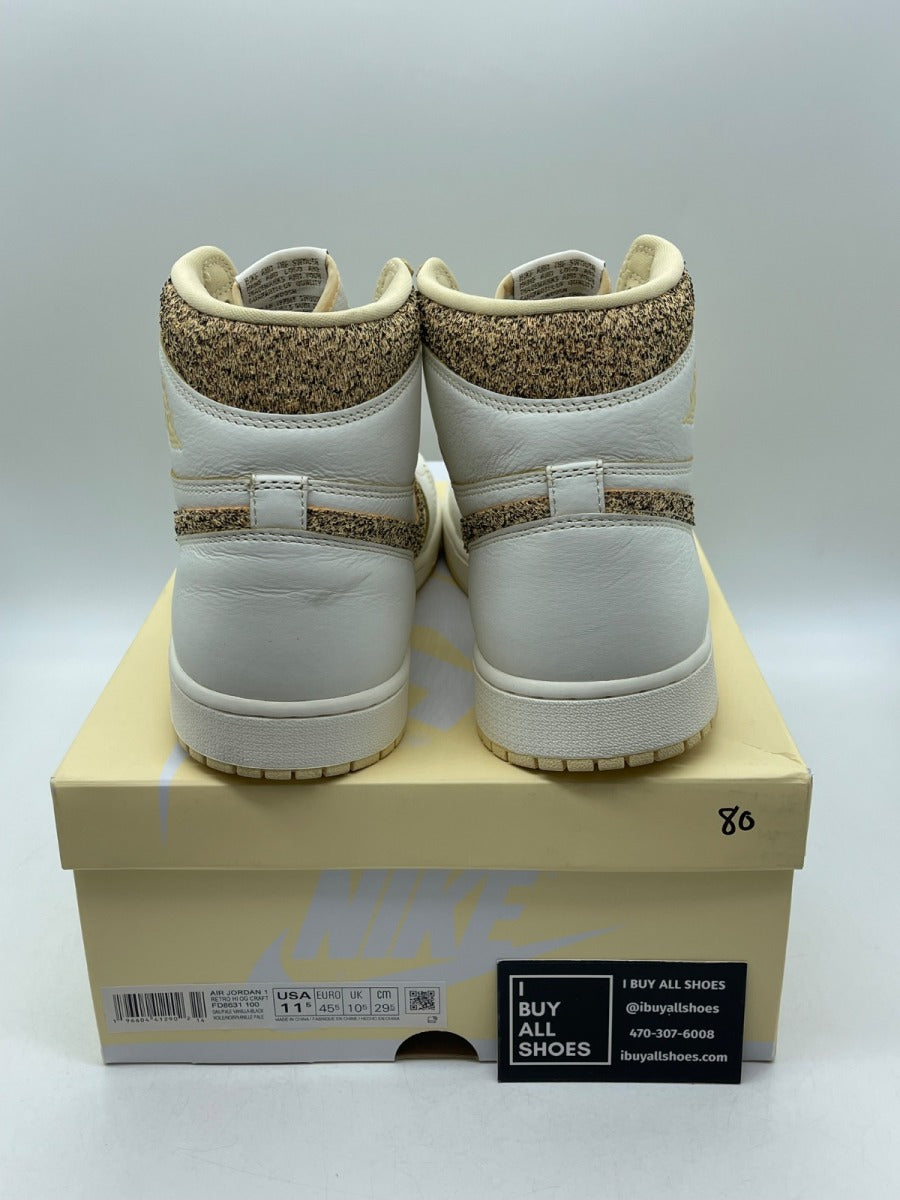 Jordan 1 Retro High OG Craft Vibrations Of Naija 11.5 (Moderately Worn Pre-Owned) - Image 3