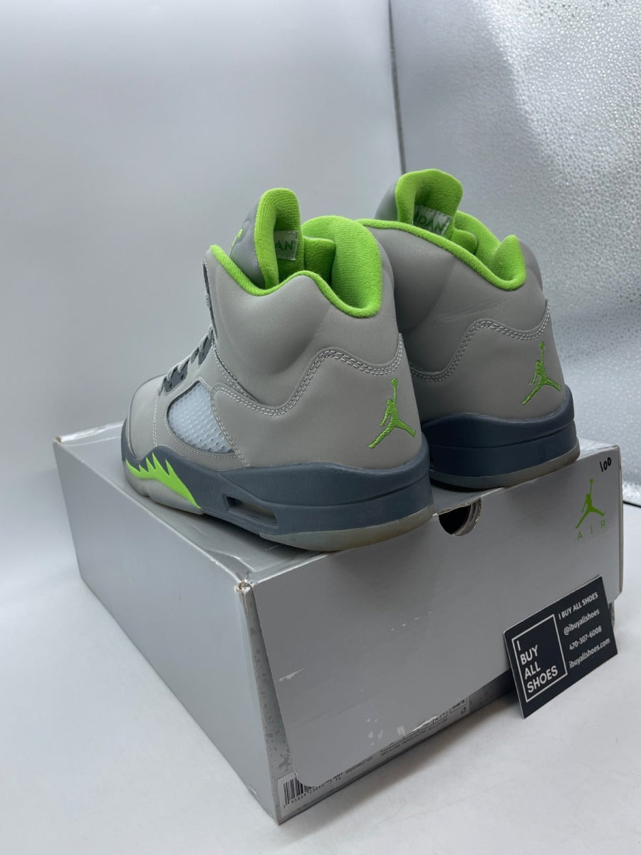 Jordan 5 Retro Green Bean (2022) 9.5 (Heavily Worn Pre-Owned) - Image 4