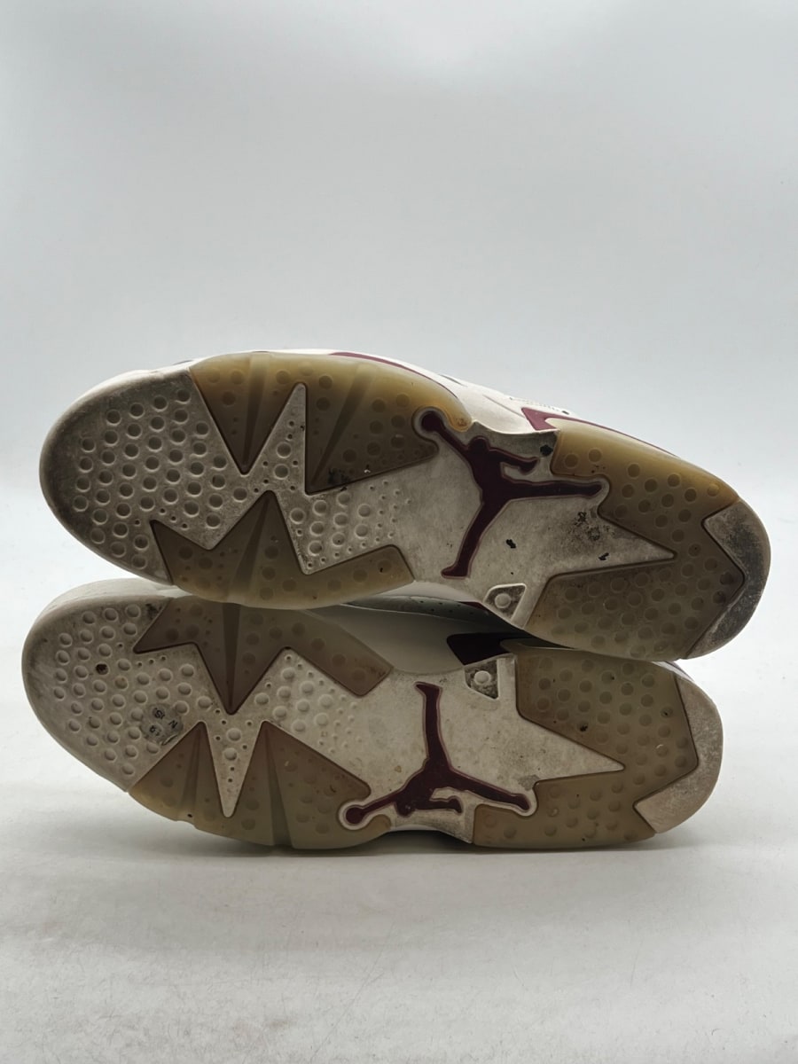 Jordan 6 Retro Maroon (2015) 13 (Moderately Worn Pre-Owned)JordanOff White/New Maroon - Image 7