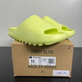 adidas Yeezy Slide Glow Green 11 (Moderately Worn Pre-Owned)adidasGlow Green/Glow Green/Glow Green - Image 1
