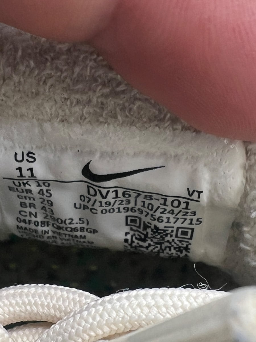 Nike Air VaporMax 2023 Flyknit Coconut Milk Neutral Olive 11 (Lightly Worn Pre-Owned) - Image 7