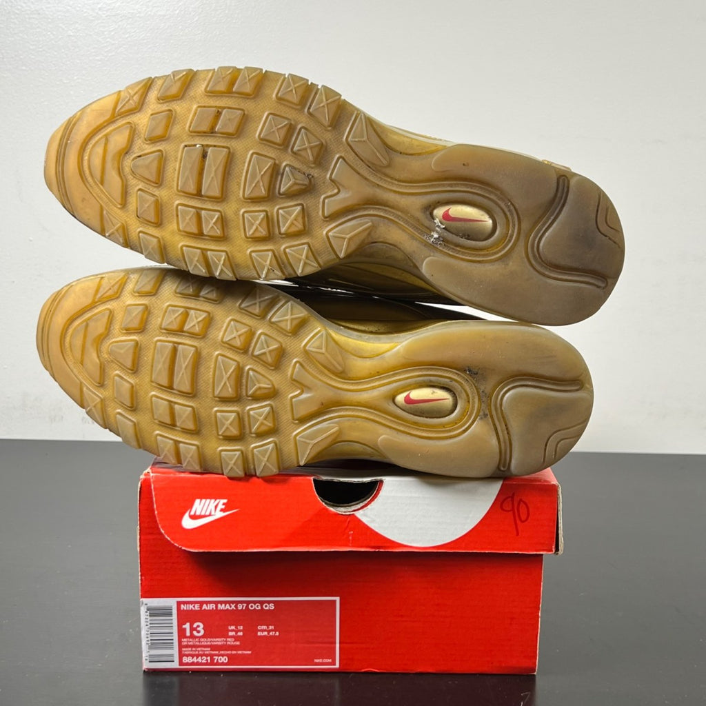 Nike Air Max 97 Metallic Gold (2017/2018) (Size 13) - Image 5