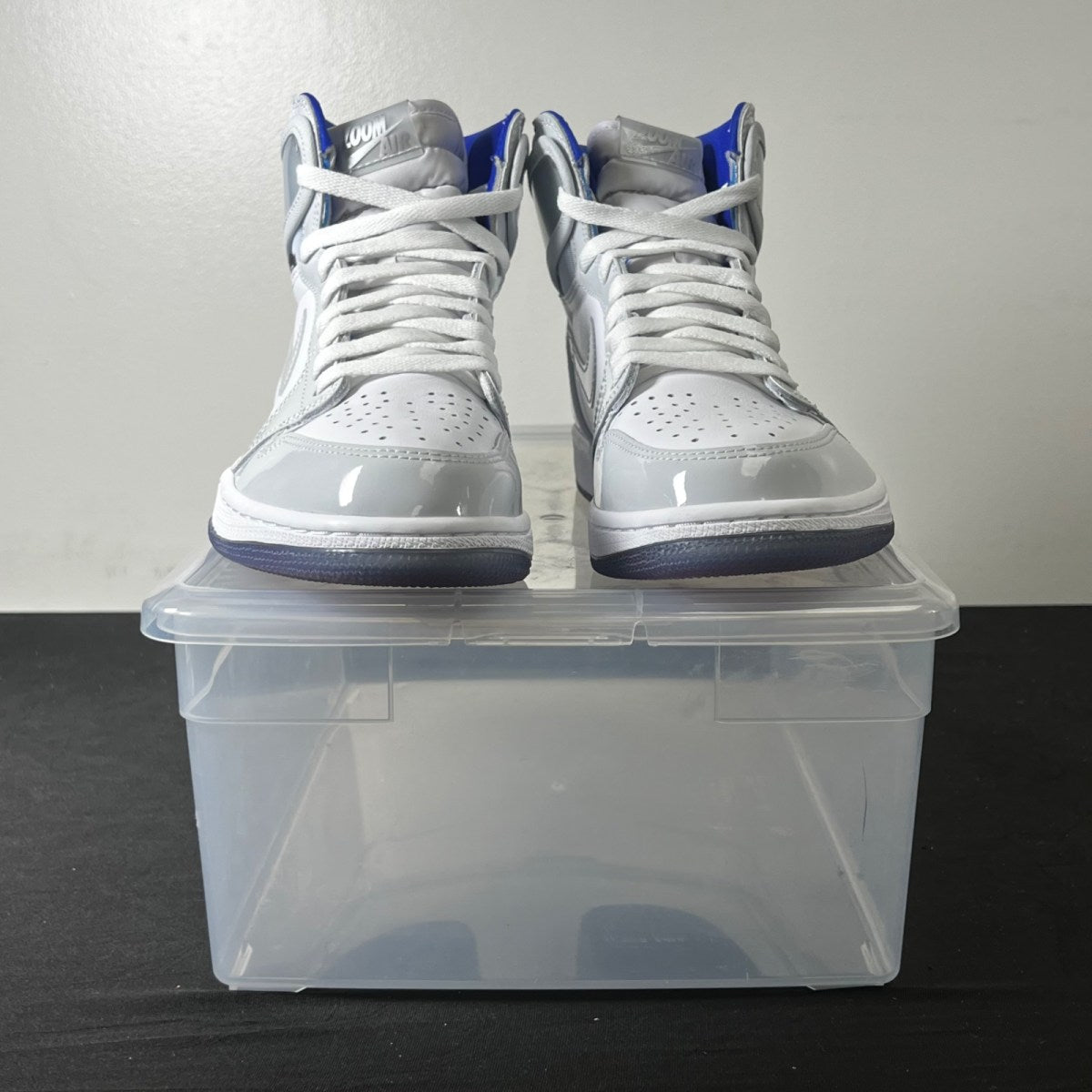 Jordan 1 Retro High Zoom White Racer Blue (Size 9) - Image 2