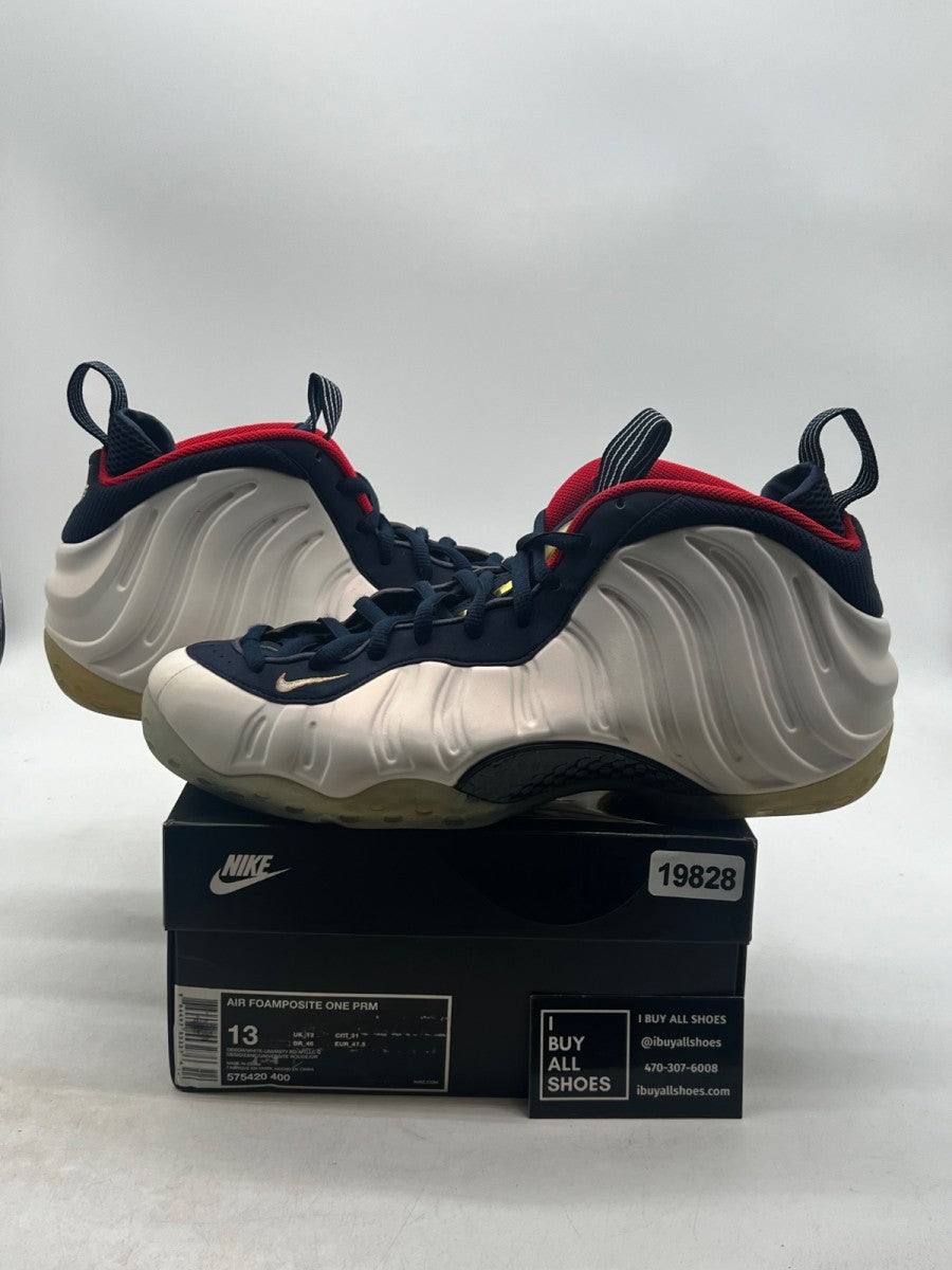 Nike Air Foamposite One Olympic 13 (Lightly Worn Pre-Owned) - Image 1