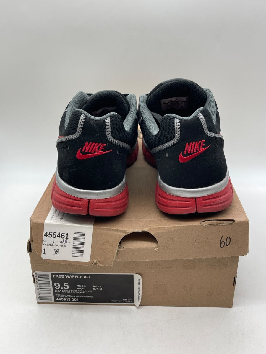 Nike Free Waffle AC 'Bred' 9.5 (Moderately Worn Pre-Owned) - Image 3