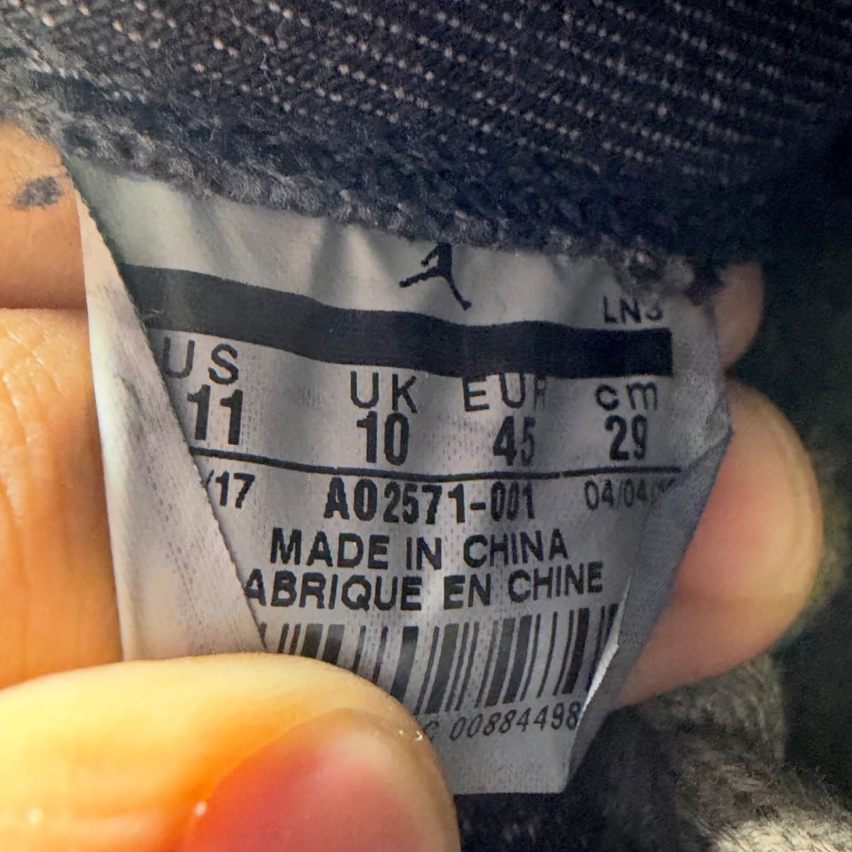 Jordan 4 Retro Levi's Black (Levi's Tag) (Size 11) - aux