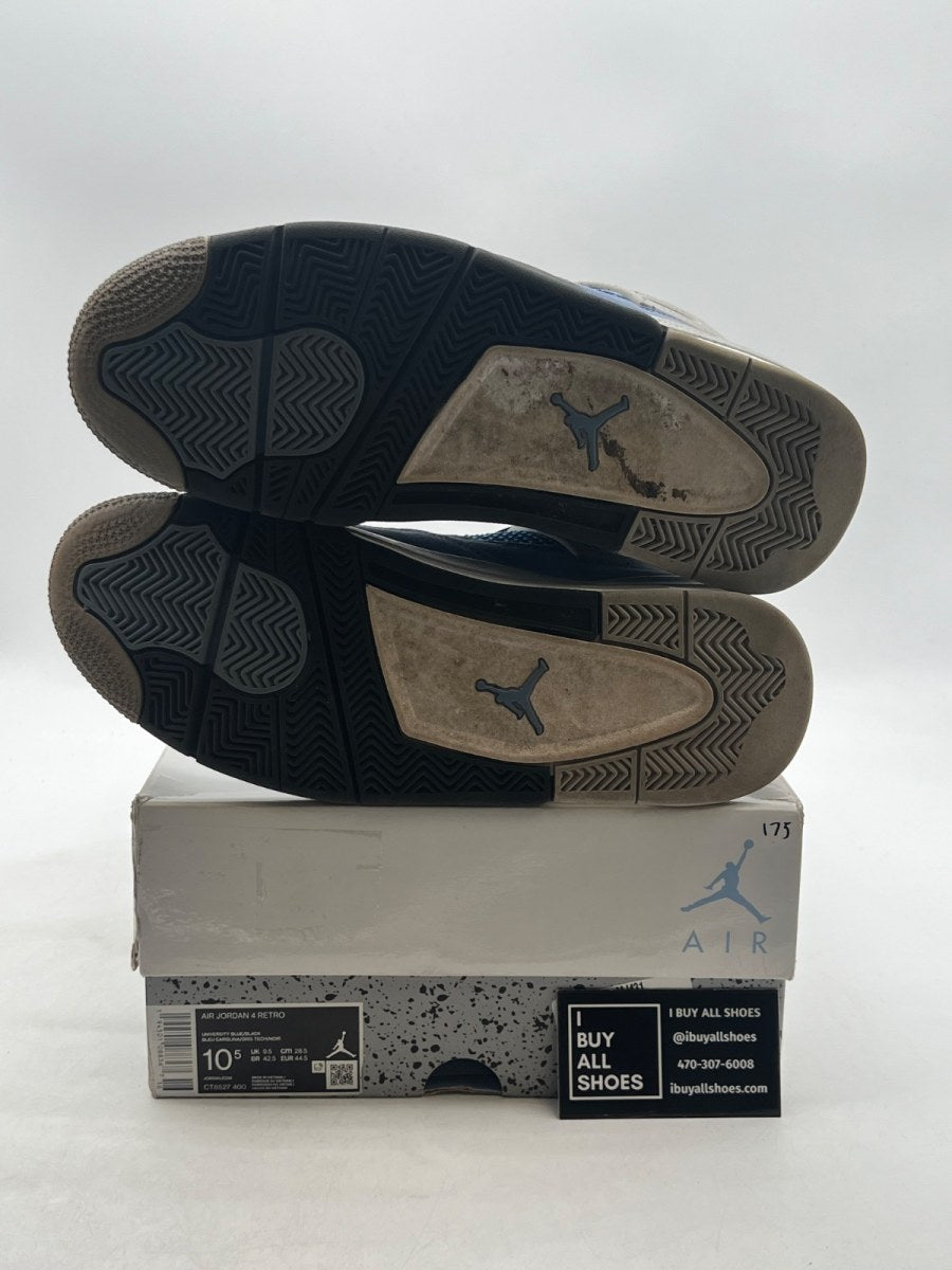 Jordan 4 Retro University Blue 10.5 (Heavily Worn Pre-Owned) - Image 8