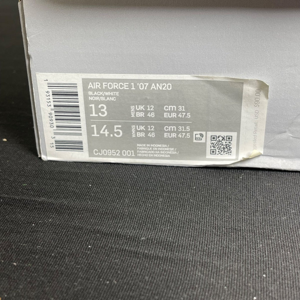 Nike Air Force 1 Low '07 Black (Size 13) - Image 7