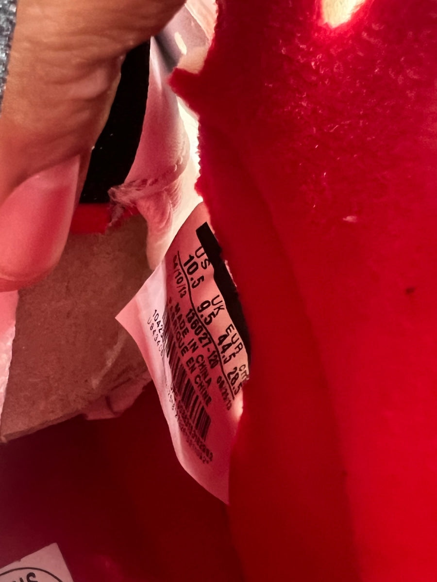 Jordan 5 Retro Fire Red Black Tongue (2013) 10.5 (Lightly Worn Pre-Owned) - Image 9