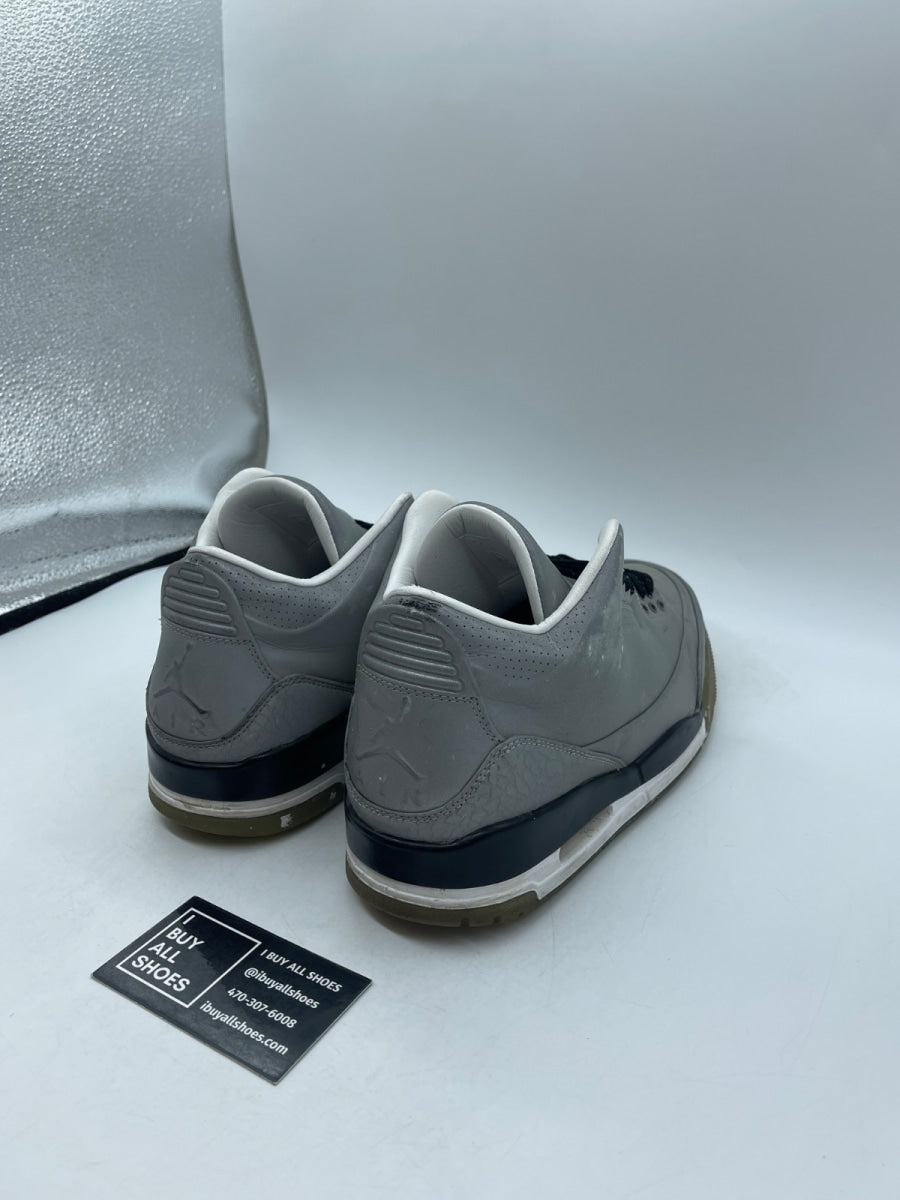 Jordan 3 Retro 5Lab3 Silver 8.5 (Moderately Worn Pre-Owned) - Image 5