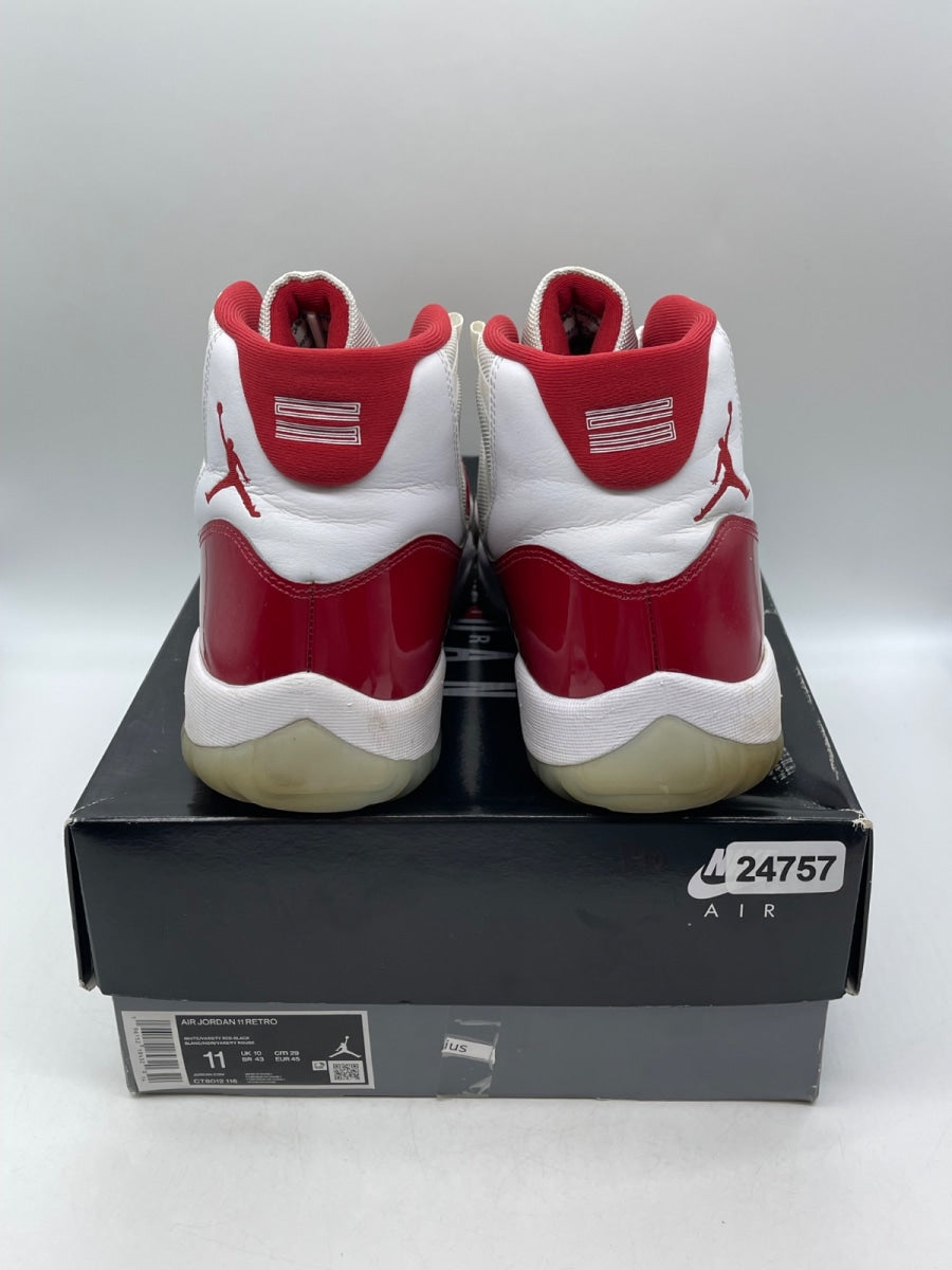 Jordan 11 Retro Cherry (2022) 11 (Moderately Worn Pre-Owned)JordanWhite/Varsity Red/Black - Image 3