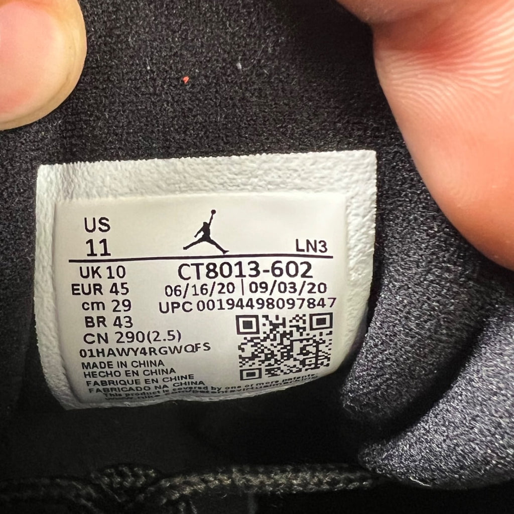 Jordan 12 Retro Reverse Flu Game 11 (Lightly Worn Pre-Owned)JordanVarsity Red/Black - Image 7