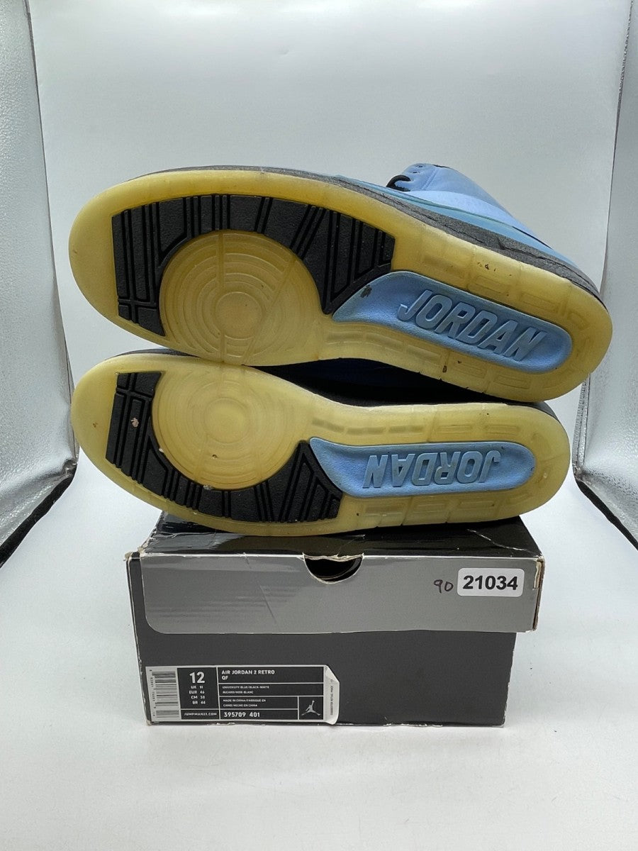 Jordan 2 Retro QF Univ. Blue Black (2010) 12 (Moderately Worn Pre-Owned) - Image 7