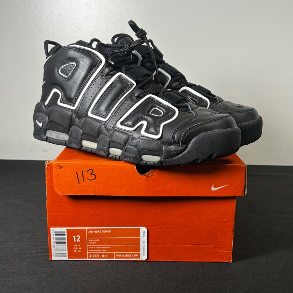 Nike Air More Uptempo Black White (2006) 12 (New Pre-Owned)NikeBlack/White - Image 1