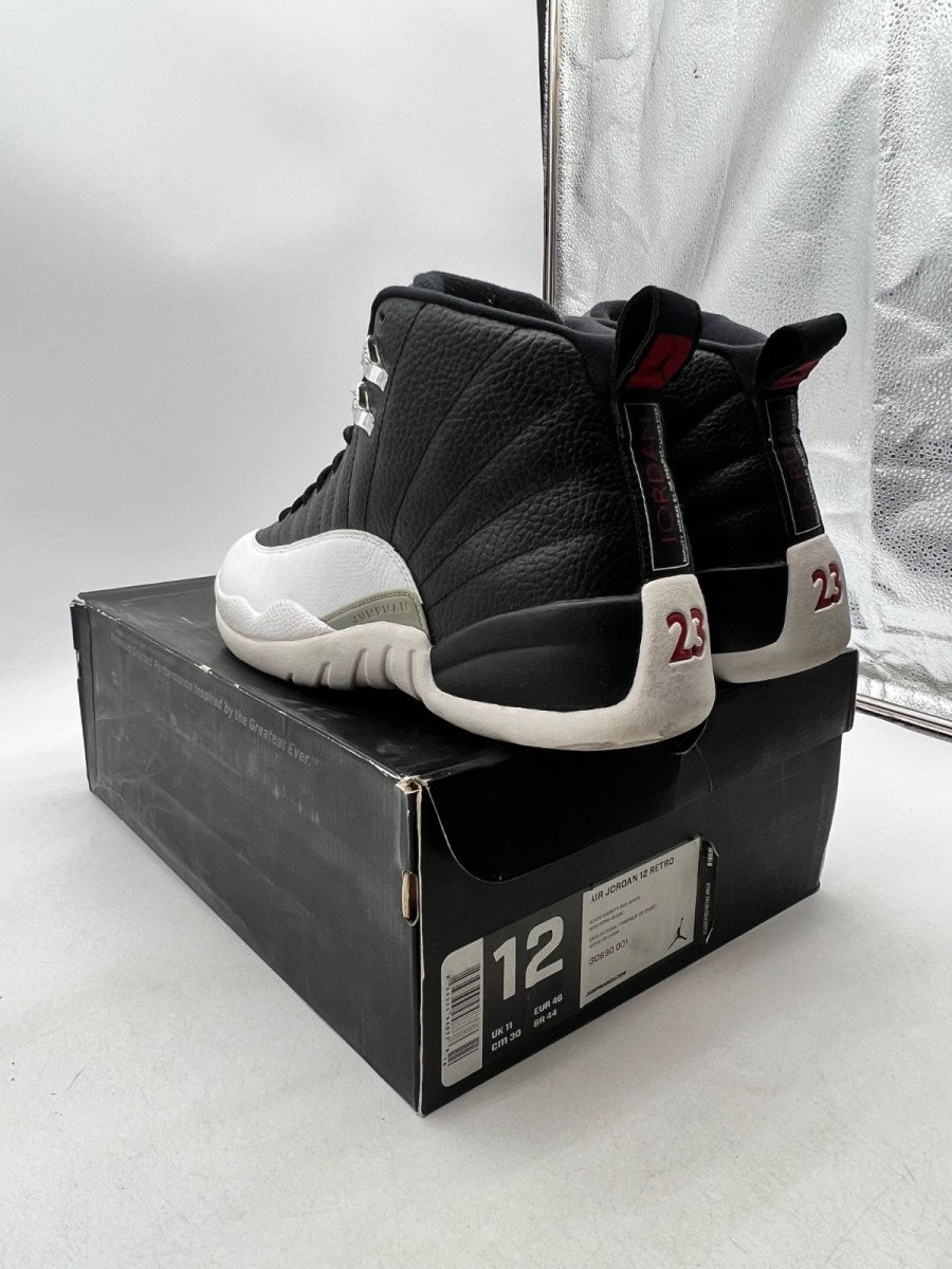 Jordan 12 Retro Playoffs (2012) 12 (Lightly Worn Pre-Owned)JordanBlack/White-True Red - Image 4