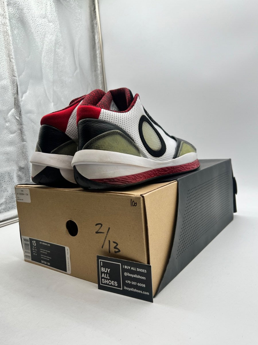 Jordan 2010 Black Varsity Red 13 (Moderately Worn Pre-Owned)