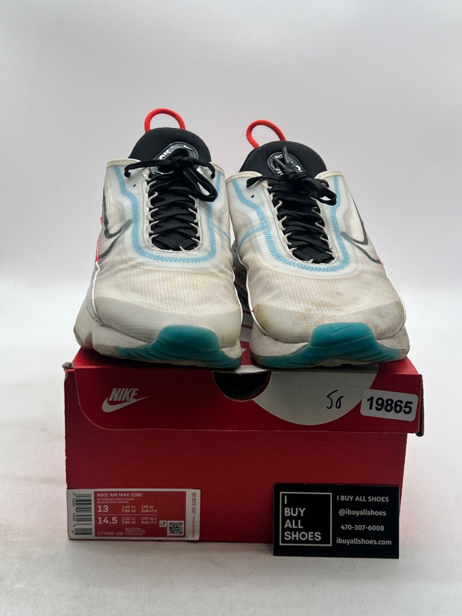 Nike Air Max 2090 Pure Platinum 13 (Heavily Worn Pre-Owned) - Image 2