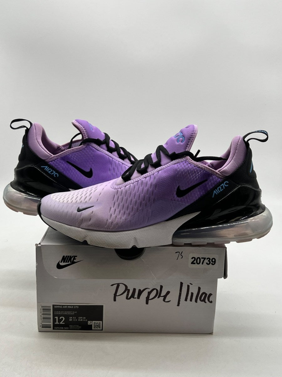 Nike Air Max 270 Lilac (Women's) 12W (Lightly Worn Pre-Owned) - Image 1