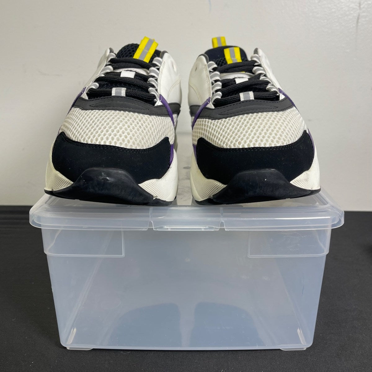 Dior B22 Violet White 44 (Moderately Worn Pre-Owned)DiorWhite/Violet/Yellow - Image 2