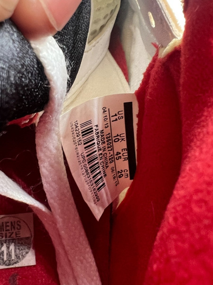 Jordan 5 Retro Fire Red Black Tongue (2013) 11 (Lightly Worn Pre-Owned) - Image 8