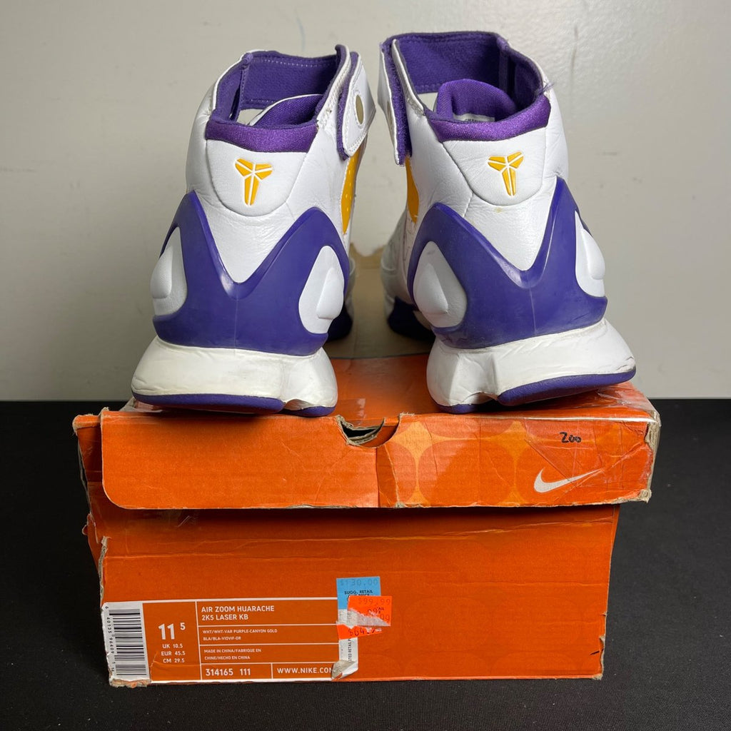 Nike Air Zoom Huarache 2K5 Kobe Laser LA Map (Size 11.5) - aux
