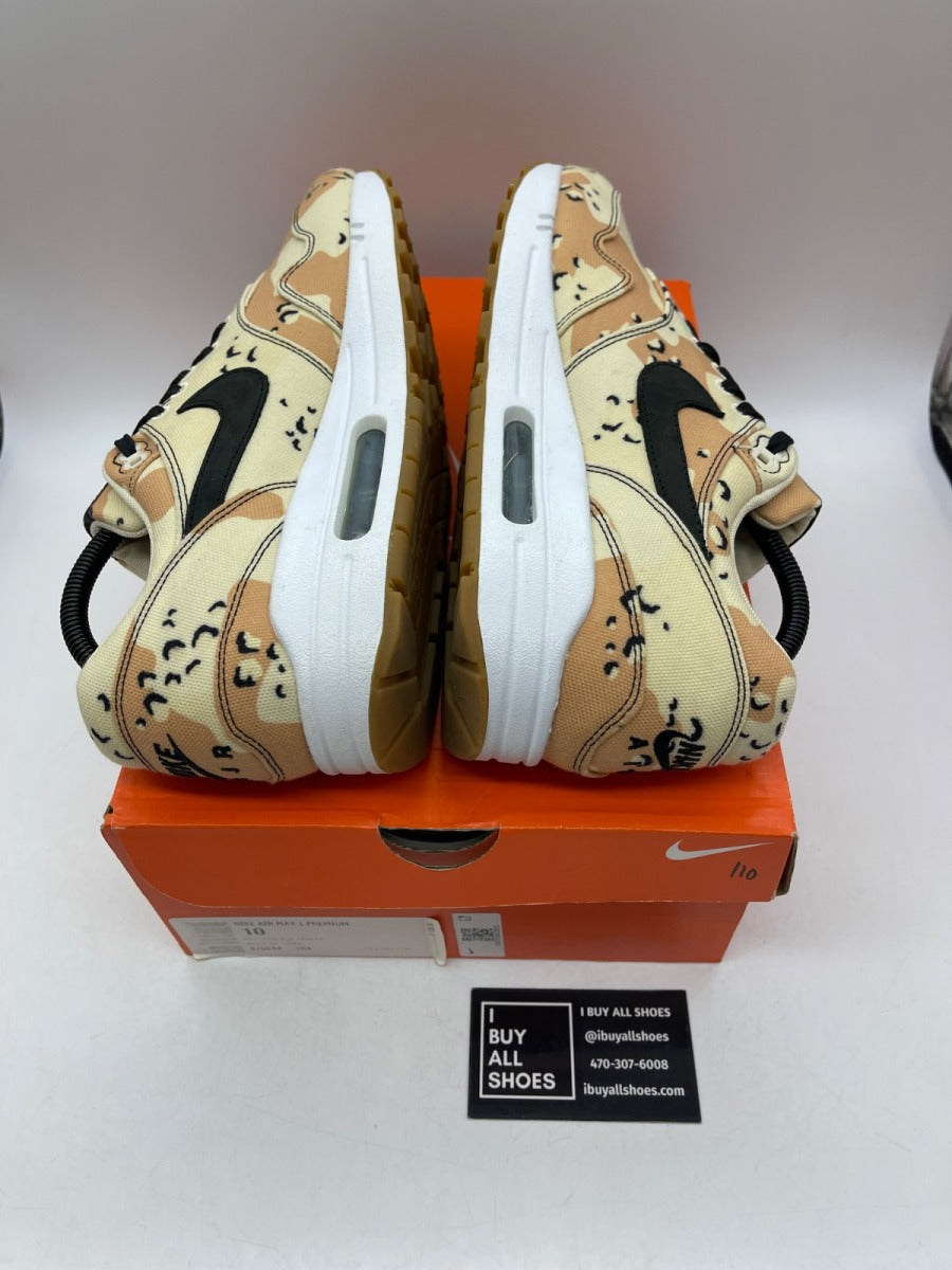 Nike Air Max 1 Premium 'Beach Camo' 10 (Moderately Worn Pre-Owned) - Image 6