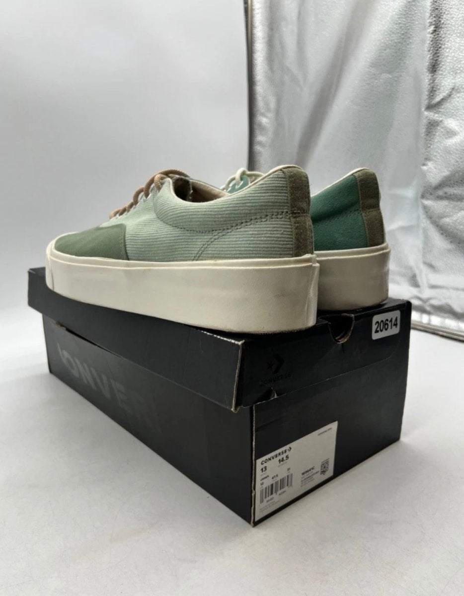 Converse Skidgrip Ox Oil Green 13 (Moderately Worn Pre-Owned)ConverseOil Green/Malachite Green - Image 4