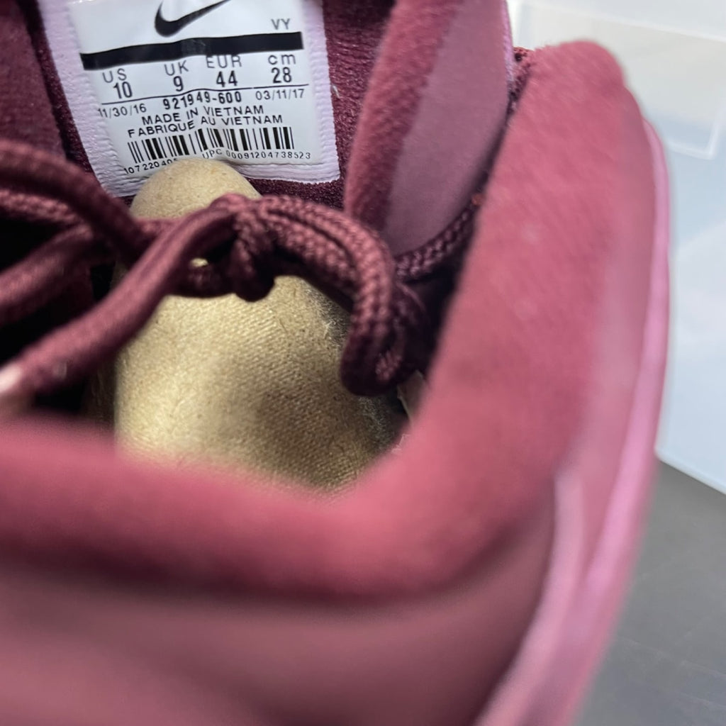 Nike Air More Uptempo Night Maroon 10 (Moderately Worn Pre-Owned)NikeNight Maroon/Night Maroon-Sail - Image 6