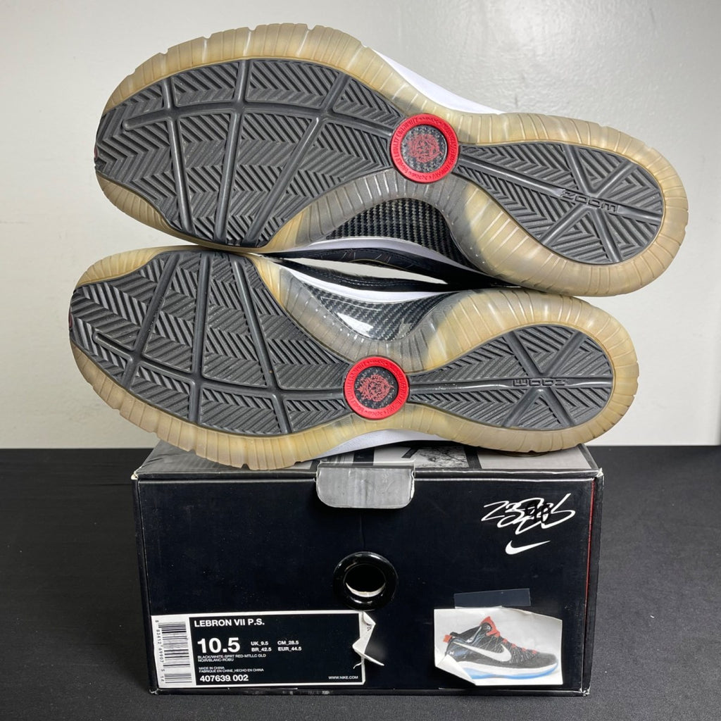 Nike LeBron 7 PS P.S. Bred (Size 10.5) - aux