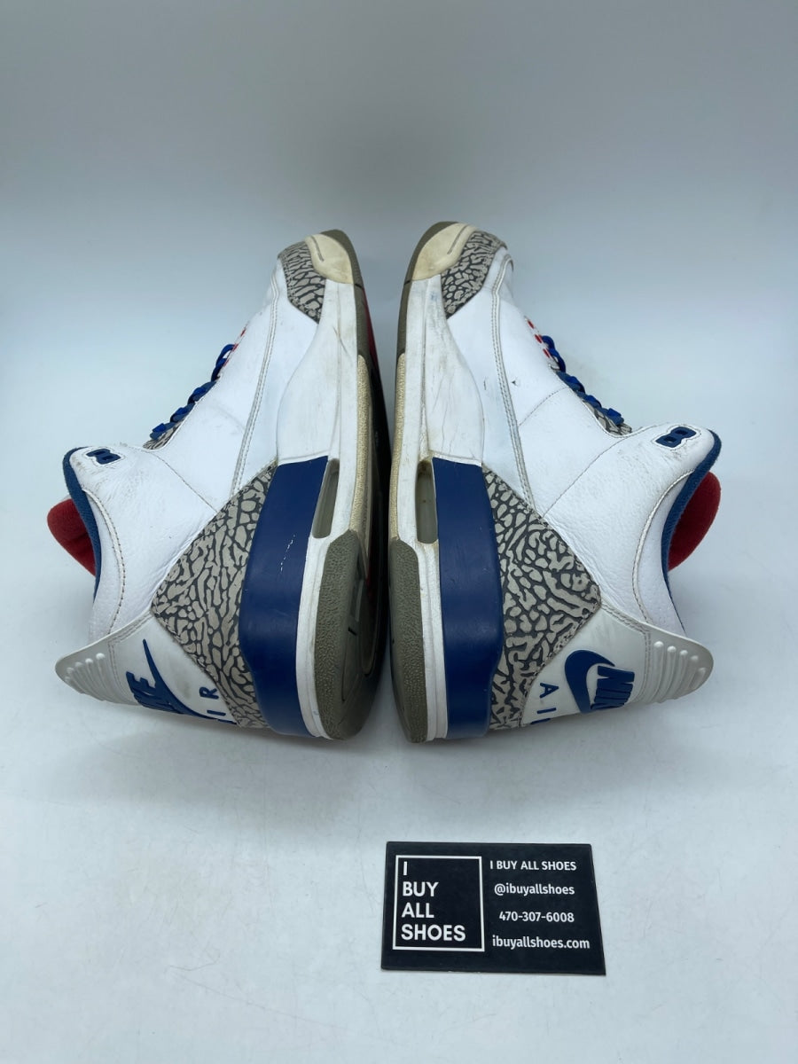 Jordan 3 Retro True Blue (2016) 12 (Heavily Worn Pre-Owned) - Image 6