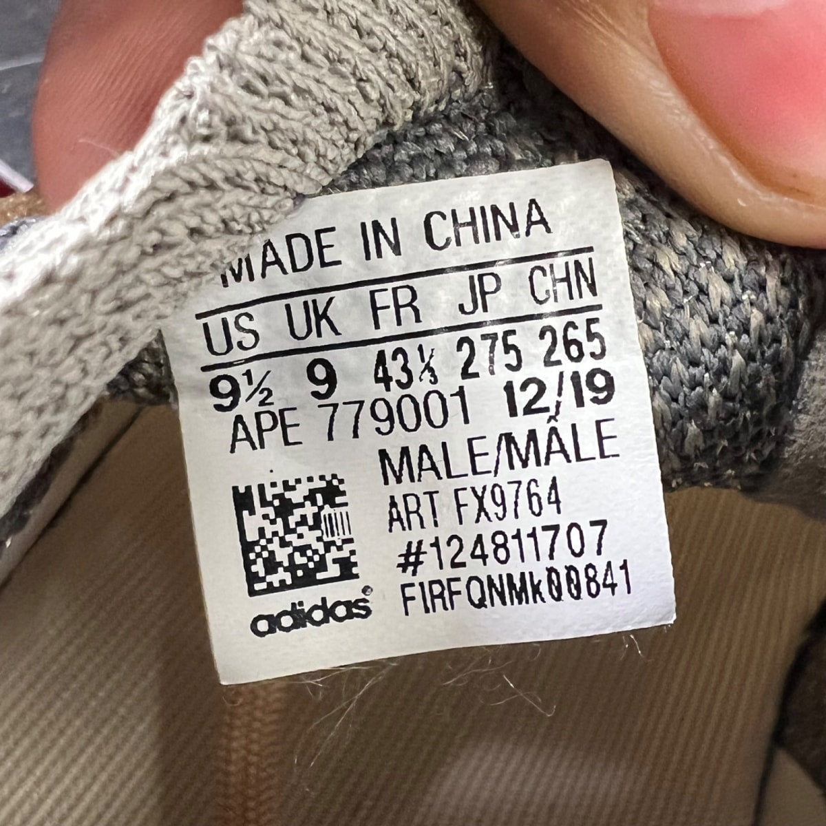 adidas Yeezy Boost 380 Mist 9.5 (Lightly Worn Pre-Owned)adidasMist/Mist/Mist - Image 4