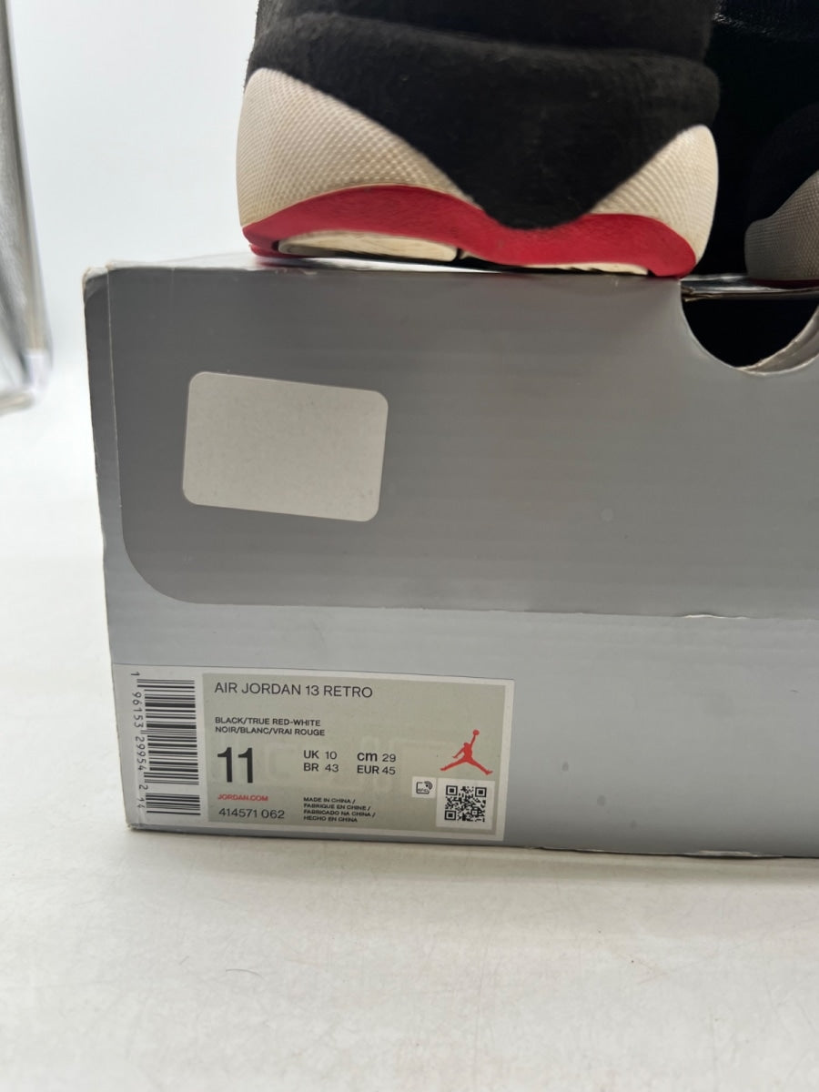 Jordan 13 Retro Playoffs (2023) 11 (Heavily Worn Pre-Owned)JordanBlack/Varsity Red-White-Vibrant Yellow - Image 6