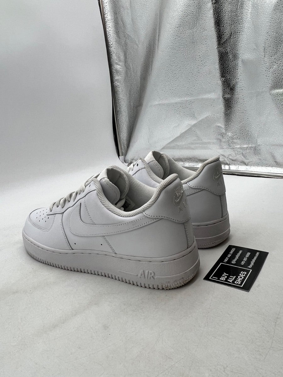 Nike Air Force 1 Low '07 White 11 (Lightly Worn Pre-Owned) - Image 4