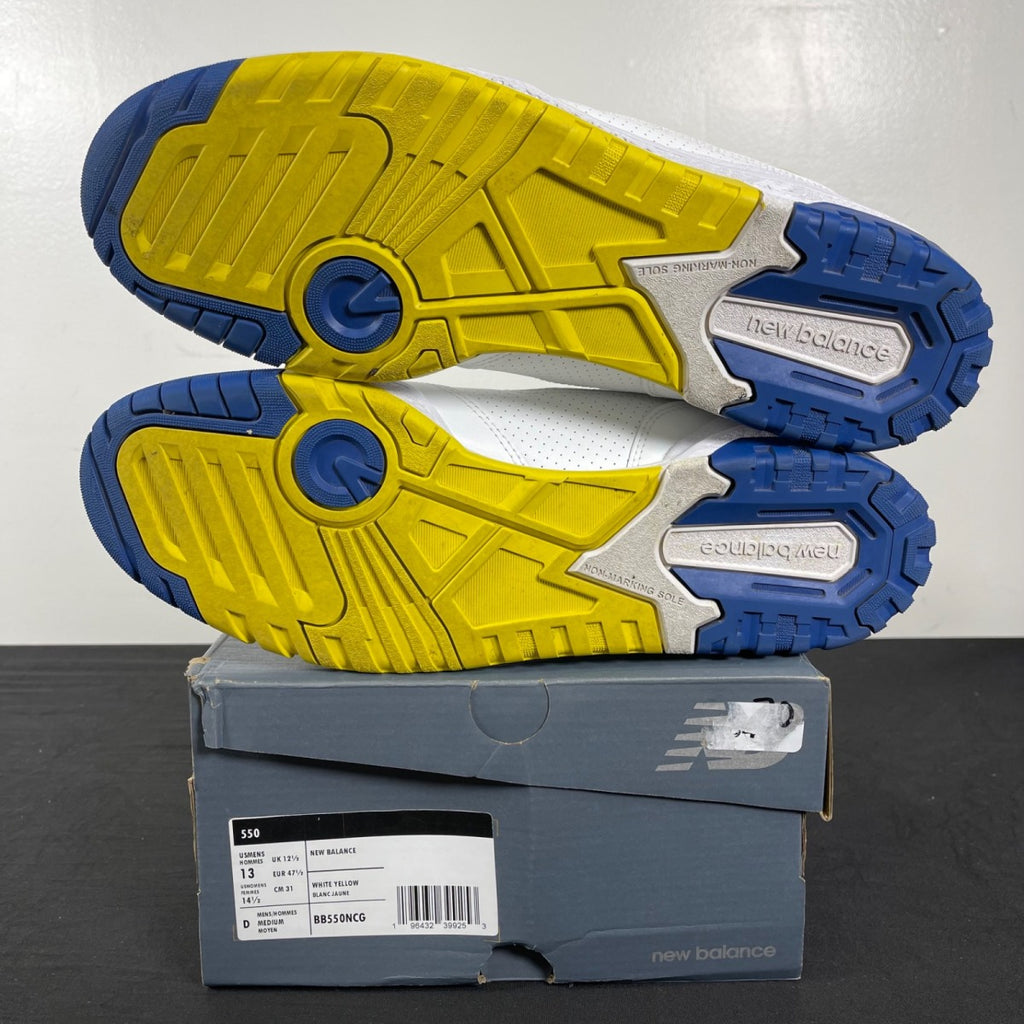 New Balance 550 LA Rams 13 (Moderately Worn Pre-Owned)New BalanceWhite/Honeycomb/Heritage Blue - Image 5